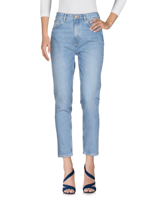 M.I.H Jeans Blue Cotton Cropped Jeans