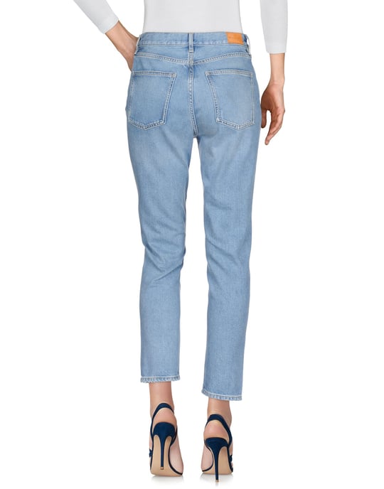 M.I.H Jeans Blue Cotton Cropped Jeans