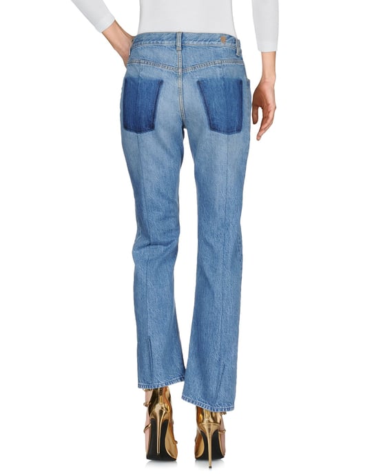 Alexander McQueen Blue Cotton Jeans