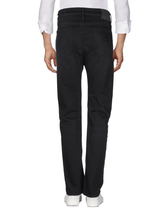 Mauro Grifoni Black Cotton Straight Leg Jeans