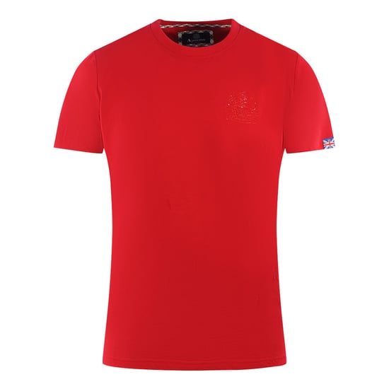 Aquascutum London Tonal Aldis Logo Red T-Shirt