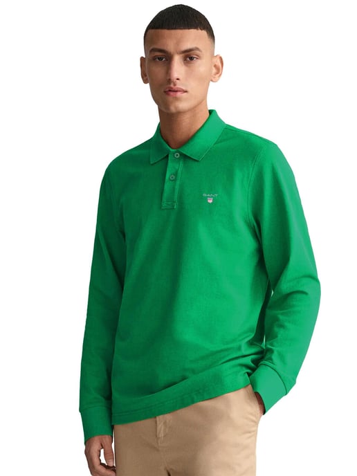 Gant | Långärmad pikétröja för herrar - Image 1
