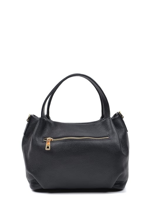 Anna Luchini SS22 AL 1437 Black Leather Bag - Image 2