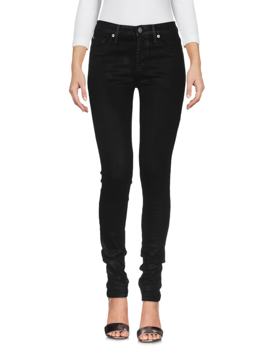 Hudson Black Cotton Skinny Jeans