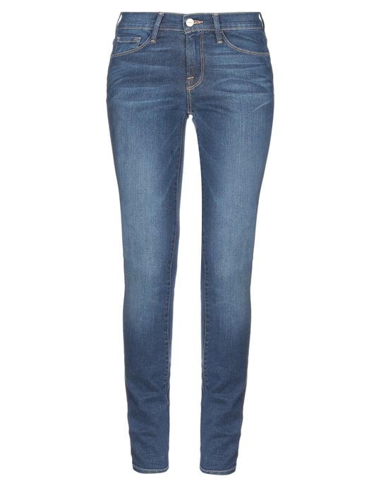 Frame Blue Cotton Skinny Jeans