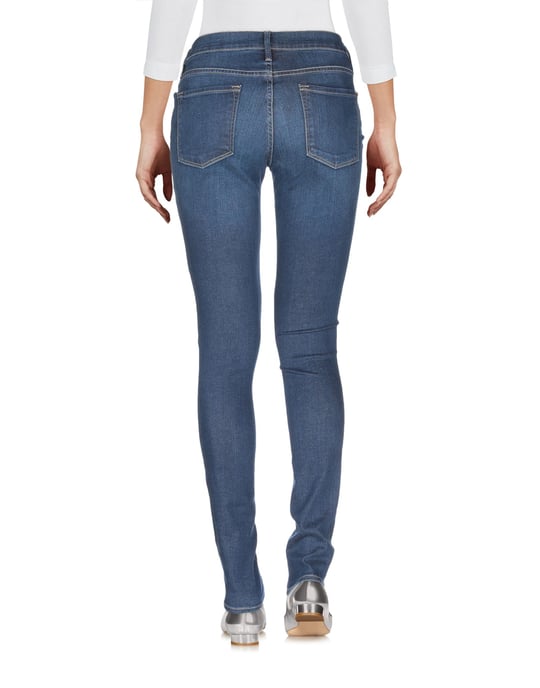 Frame Blue Cotton Skinny Jeans