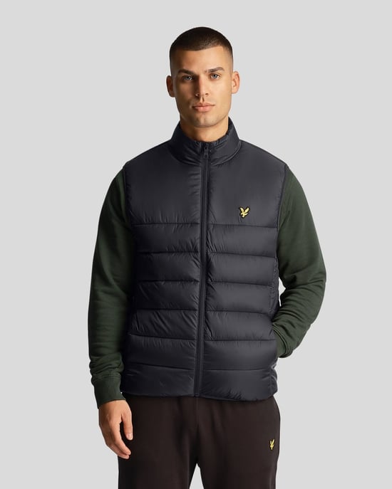 Lyle & Scott Mens Wadded Gilet - Image 1