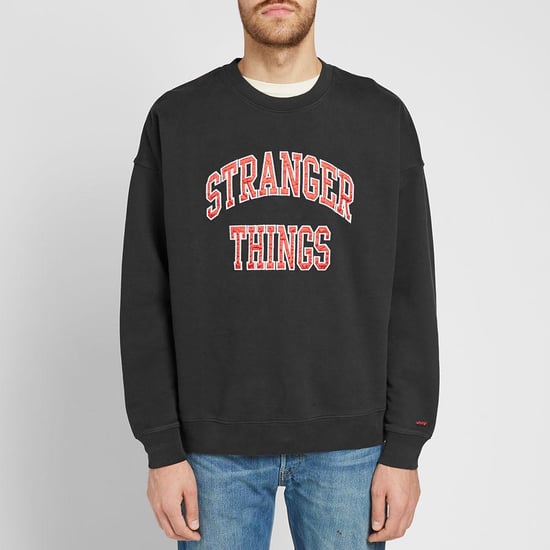 Levi's® x Stranger Things Black 'STRANGER THINGS' Oversized Sweatshirt - Image 4