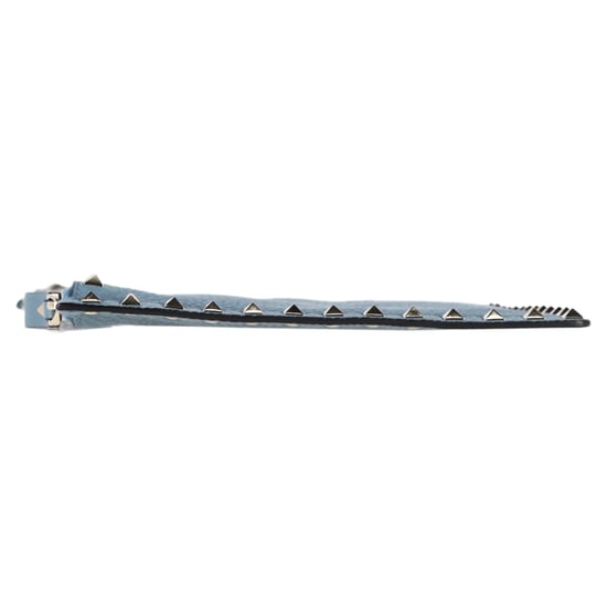 Valentino Garavani Rockstud Clutch Bag in Blue Leather - Image 4