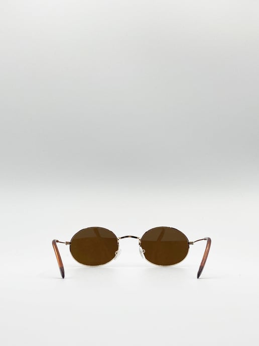 Round Metal Frame Sunglasses