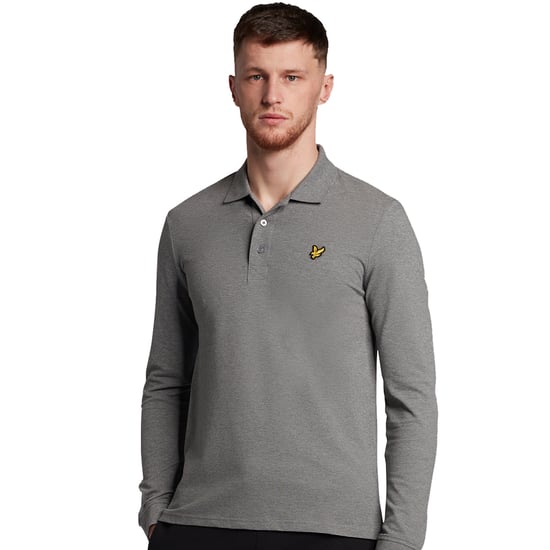 Lyle & Scott Mens Long Sleeve Collared Polo Shirt - Image 1