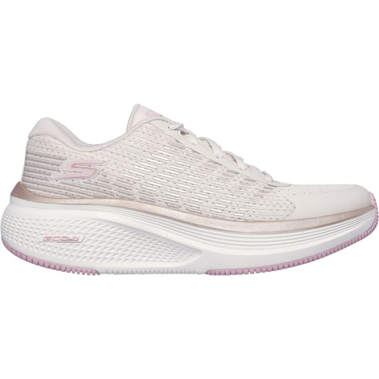 Skechers Performance GO RUN Elevate 2.0 Textiel Dames Natuur/Roze Trainers - Image 2
