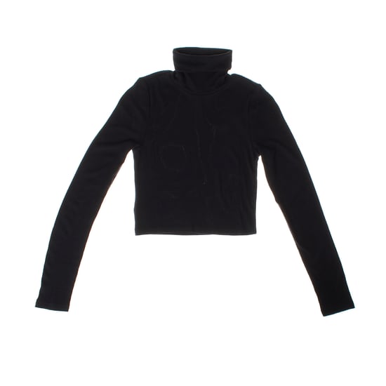 Cropped turtleneck sweater 468645 girl