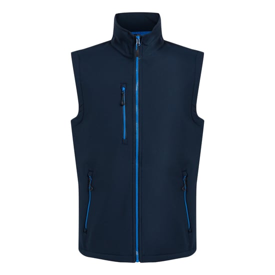 Regatta Mens Navigate Softshell 2 Layer Body Warmer (Navy/French Blue)