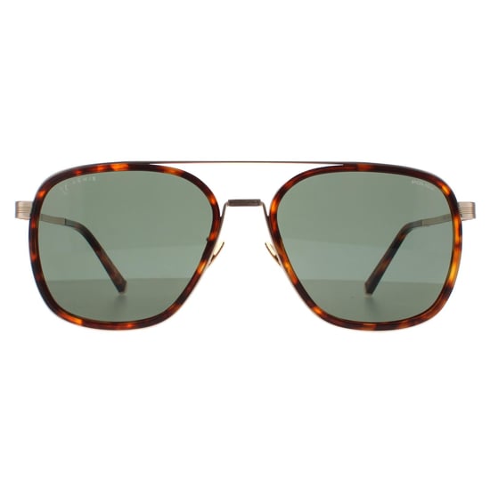 Police Aviator Womens Shiny Red Havana Green SPLC49 Lewis 21