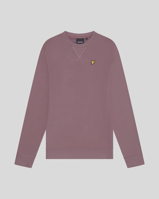 Lyle & Scott merk Highland Mauve paars pull-over sweatshirt - Image 5