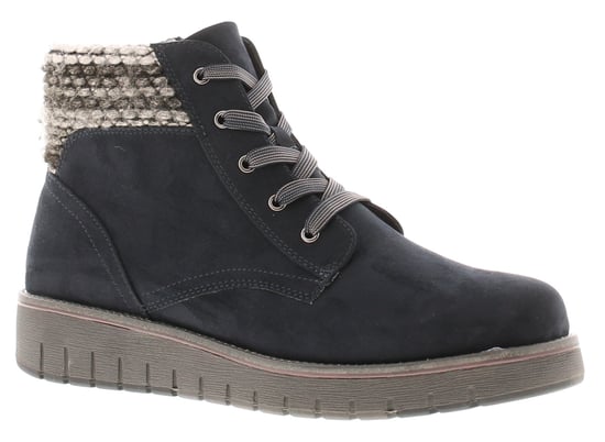 Marco Tozzi Womens Boots Ankle Maizie Lace Up dk navy - Image 1