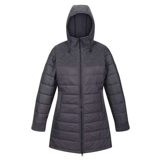 Regatta Womens/Ladies Melanite Baffled Padded Jacket (Seal Grey)