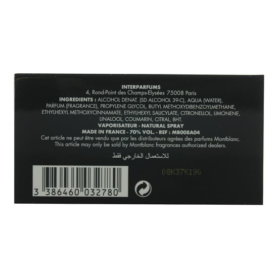 Montblanc Legend After Shave Lotion 100ml Spray