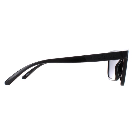 Arnette Rectangle Unisex Matte Black Dark Grey Polarized AN4283 Shyguy