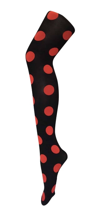 Sock Snob - Färgade 80 denier ogenomskinliga mode-strumpbyxor för damer - Big Spot - Image 1