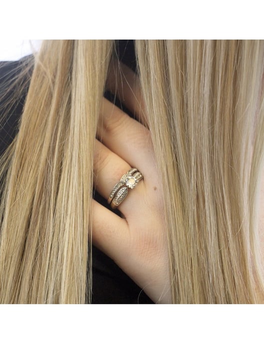 Kejsarinnans ring - silver och kristall - Image 2
