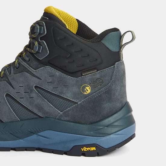North Ridge Men's Swift Waterproof Walking & Hiking Mid Boot with Vibram Sole