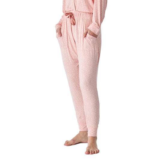 JJB6 Women's Modal Long Sleeve Printed Pajama Shirt