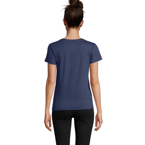 SOLS Womens/Ladies Pioneer T-Shirt (Denim) - Image 2