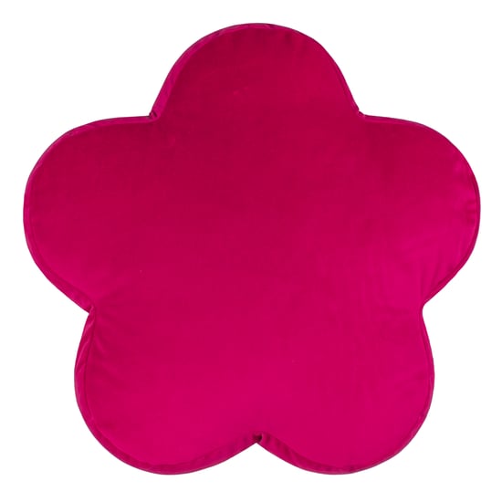 Heya Home Flower Velvet Reversible Ready Filled Cushion - Image 1
