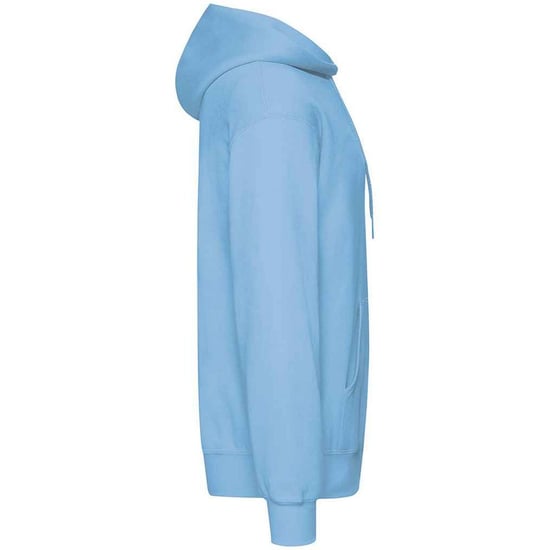 Fruit of the Loom Volwassenen Unisex klassiek sweatshirt met capuchon (Hemelsblauw) - Image 3