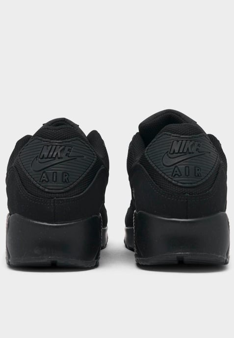 Men's Nike Air Max 90 Casual Shoes in Black/Black - Image 6