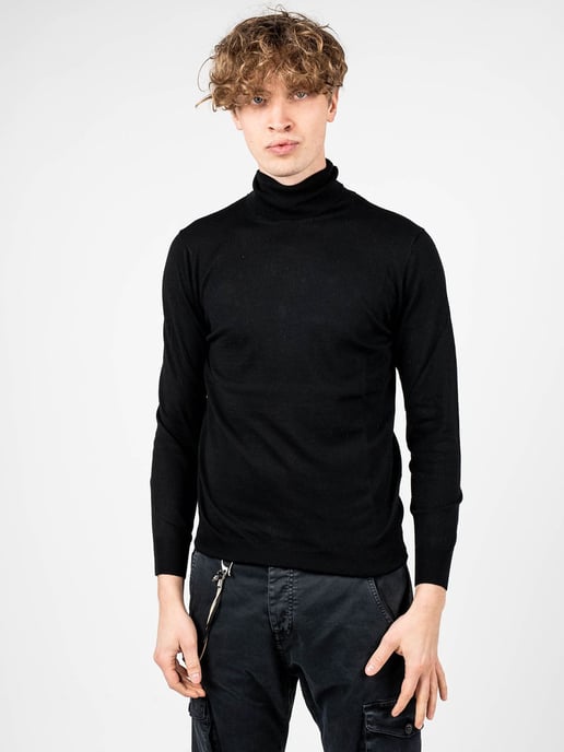 Xagon Man Pullover Turtleneck Men's Black - Image 3