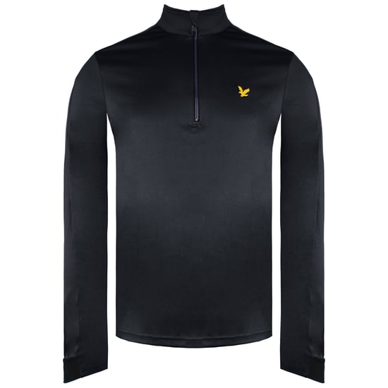 Lyle & Scott Ventech Golf Mens Black Midlayer - Image 1