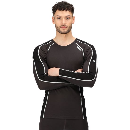 Regatta Heren Beru Supersoft Merino Wol Langemouw T-shirt - Image 1