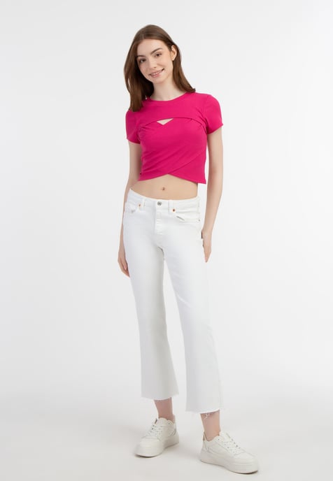 Mymo T-shirt Dames roze - Image 2