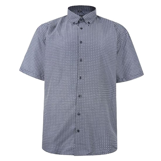 Men's Fitzgerald London Short Sleeve Shirt Plus Size with Trendy Sandy Circles Design