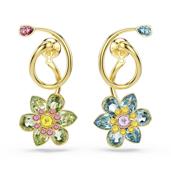 Swarovski 'Idyllia F Florere' Women's Gold Plated Metal Drop Earrings - Gold 5709025 - Image 2