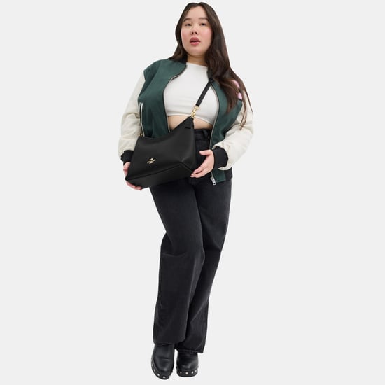 Laurel Shoulder Bag in Lux Pebble Leather