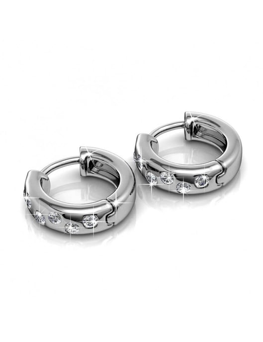 Joy örhängen - silver och kristall - Image 4