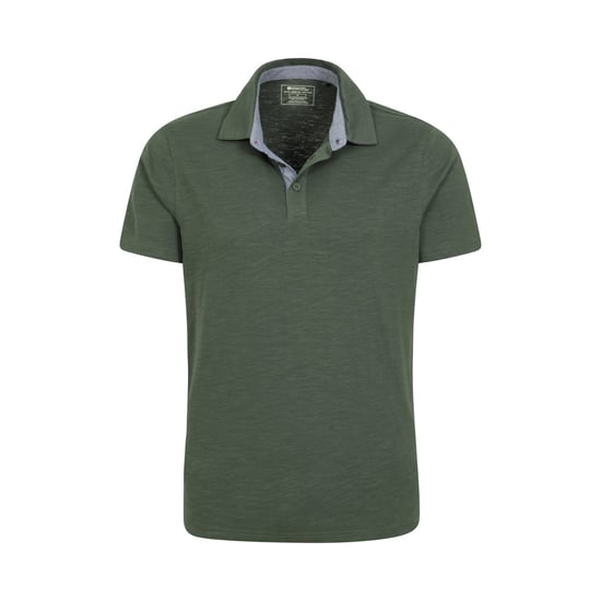 Mountain Warehouse Mens Hasst II Organic Polo Shirt (Green) - Image 3