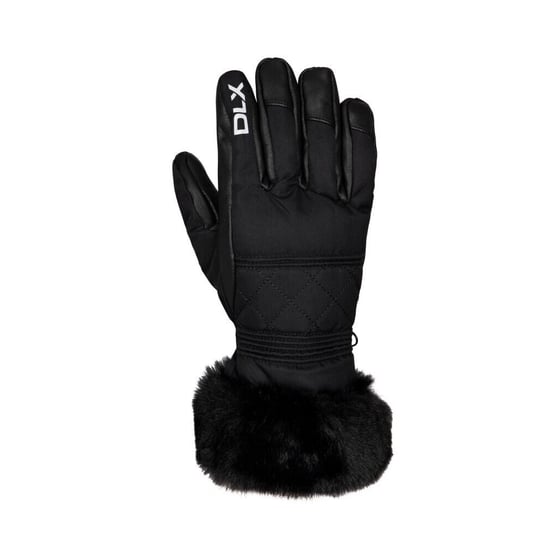 Trespass Dirin läderskidhandskar för damer/kvinnor (svart) - Image 1