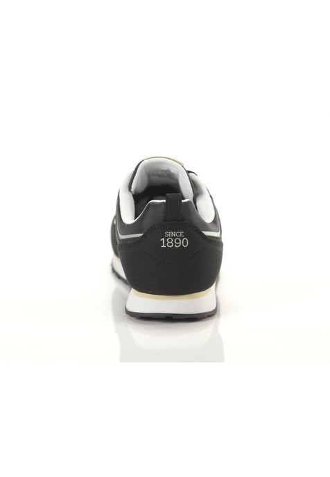 Us Polo Assn Women's Slip-On Sneakers with Sporty Details in Black