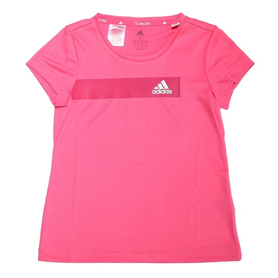 Girl's adidas Junior Training Cool T-Shirt in Pink