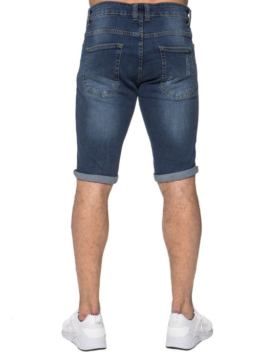 Mens Ripped Skinny Shorts - Image 3