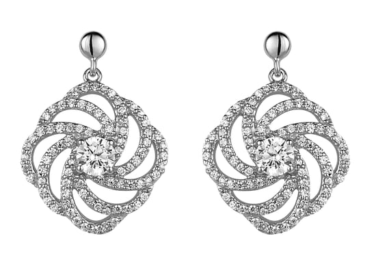 Orphelia Women's 925 Sterling Silver Drop Earrings - Silver ZO-5178