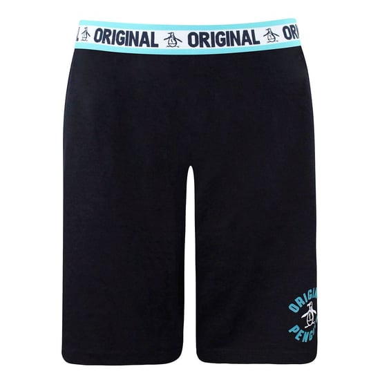 Originals Penguin Lounge Mens Black Shorts - Image 1