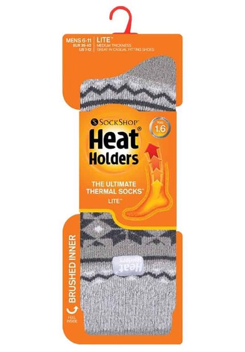 Heat Holders Lite - Herr 1.6 TOG Termiska fritidsstrumpor 6-11 UK - Image 2