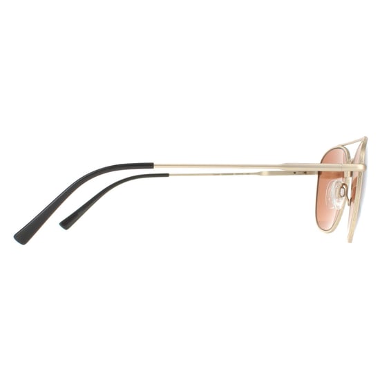 Serengeti Aviator Unisex Matte Light Gold Polarized Drivers Brown Carroll