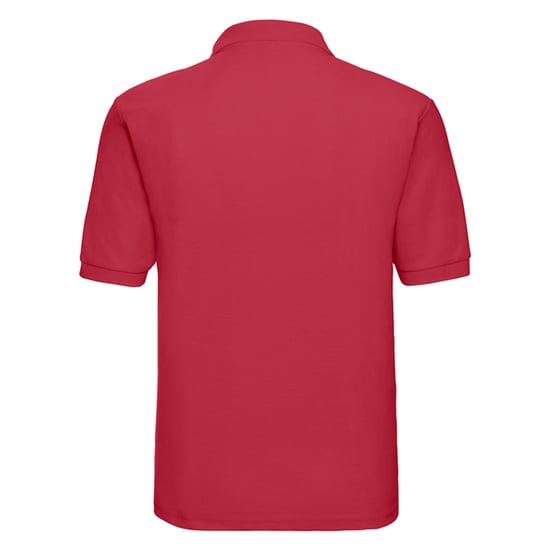 Russell Heren Klassiek Polycotton Poloshirt (Klassiek rood) - Image 2